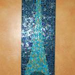 Tour De Eiffel Stained Glass, Mosaic Art Piece,..