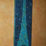 Tour De Eiffel Stained Glass, Mosaic Art Piece,..