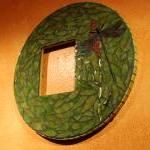 Libellule Vert, The Green Dragonfly, Mosaic Tile,..